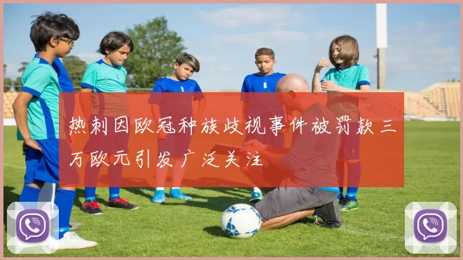 热刺因欧冠种族歧视事件被罚款三万欧元引发广泛关注